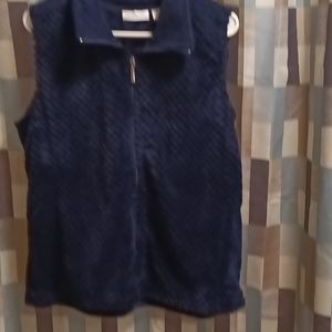 i.b.diffusion navy short sleeve sweater vest Size XL
